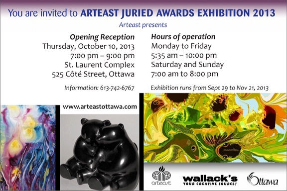 Arteast Annual Juried Awards Exhibition 2013 @ St Laurent Complex | Ottawa | Ontario | Canada